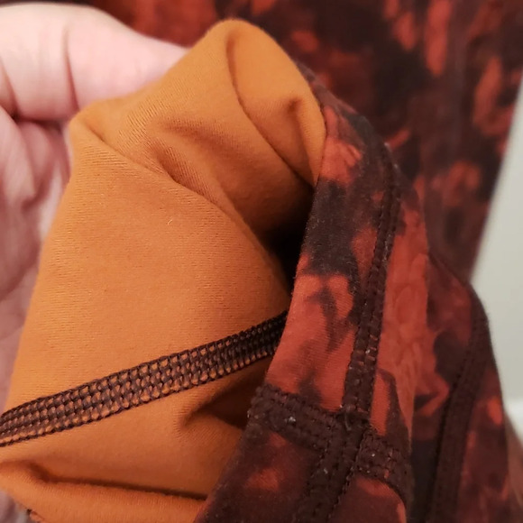 Athleta Winter Rainier Tights Red Floral Leggings Womens Plus Size 3X - Picture 12 of 17